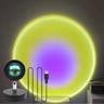 Sunset Projector Lamp USB Powered Rainbow Sunset Atmosphere Lamp 180 Degrees