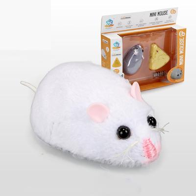 4 Way Remote Control Mouse Flocking Simulation Infrared Remote Control Electric Pet Toy Full Motion Hairy Mouse