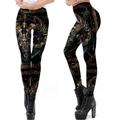 Punk Gothic Steampunk High Waisted Leggings Pencil Pants Cosplay Women's Masquerade Party / Evening Pants