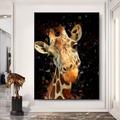 Giraffe Graffiti Wall Art Canvas Paintings on the Wall Art Posters and Prints Animals Modern Pictures For Kids Room Decor