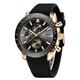 BENYAR Mens Quartz Watches Chronograph Analog Quartz Movement Stylish Sports Designer Wrist Watch 30M Waterproof Elegant Gift Watch for Men