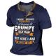 Graphic Letter Fashion Designer Comfortable Men's 3D Print Henley Shirt Tee Grumpy Old Man T Shirt Vintage Shirt Outdoor Casual Daily T shirt Black Navy Blue Blue Short Sleeve Henley Shirt Spring