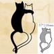 1pc Metal Cutting Dies Cut Mold Animal Cat Decoration Scrapbook Paper Craft Knife Mould Blade Punch Stencils