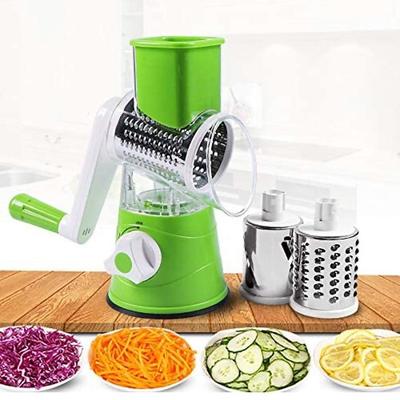 Multi-Functional Vegetable Cutter, Twister, Vegetable Cutter, Shredded And Sliced Hand-Cranked Kitchen Gadgets