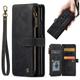 Phone Case For Samsung Galaxy Z Fold 5 Z Fold 4 Z Fold 3 Wallet Case Flip Zipper Full Body Protective Retro PU Leather