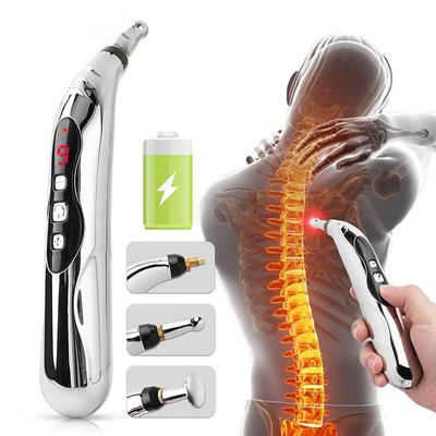 Electronic Acupuncture Pen Point Massager Electric Meridians Laser Therapy Heal Massage Pen Meridian Energy Pen Pain Relief Tool