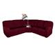 7-Piece Sectional Sofa Covers Waterproof Recliner Sofa Cover Jacquard Stretch Reclining Couch Covers for Reclining L Shape Sofa Thick Soft Washable for 5 Seat Recliner Cover