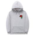 Men's Hoodie Black White Yellow Pink Red Hooded Floral Print Casual Plus Size Vintage Cool Designer Winter Clothing Apparel Hoodies Sweatshirts Long Sleeve