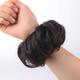 Wodemate 100% Human Hair Bun 1 PCS Messy Bun Hair Piece Extension Curly Natural Bun Hair Pieces for Women/Kids