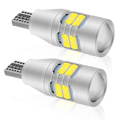 2PCS T15 W16W WY16W Super Bright LED Bulbs Canbus No Error Car Backup Reserve Light Auto Tail Brake Lamp