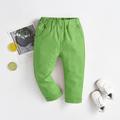 Kids Boys Pants Trousers Solid Color Windproof Comfort Pants School Adorable Daily Wine Red Navy Blue Brown