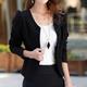 Women's Blazer Fall Short Bow Coat White Black Pink Fuchsia Elegant Street Spring Open Front Round Neck Regular Fit S M L XL XXL 3XL