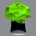 21Grams Men's Cycling Jersey Short Sleeve Bike Jersey 3 Rear Pockets Reflective Strips Gradient Top Summer Bike wear Mountain Bike Shirt Sports Cycling Clothing Breathable Quick Dry Moisture Wicking