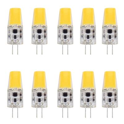 10pcs 4 W LED Bi-pin Lights 400 lm G4 T 1 LED Beads COB Warm White White 12 V / CE Certified