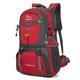 Men's Women's Backpack Functional Backpack Outdoor Traveling Color Block Oxford Large Capacity Breathable Durable Zipper Black Red Navy Blue