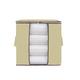 1pc Large Storage Bag Organizer Clothes Storage With Reinforced Handle, Storage Containers For Bedding, Comforters, Clothing, Closet, Clear Window, Sturdy Zippers