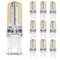 G9 Dimmable LED Bi-pin Corn Light Bulb 72LED 600LM 5W 3014SMD Warm Cool White 360° Beam Angle Chandelier Lamp 40W Halogen Equivalent AC110V AC220V