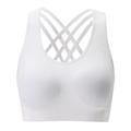 Women's Sports Bras High Impact Seamless Longline Sports Bra for Women Pack with Removable Pad