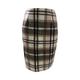 Women's Skirt Bodycon Plaid Skirt Mini High Waist Skirts Print Plaid Maillard Street Daily Winter Cotton Fashion Sexy dark brown Dark Khaki Light Khaki Pure black