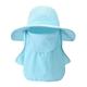 Sun Hat Summer Outdoor Sunscreen Fisherman Hat Detachable Fishing Breathable Sun Hat Female Face Hat