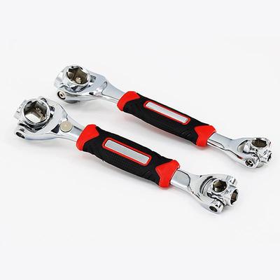 1pc Spanner Socket Wrench, Multi-Functional Spanner Tools With Spline Bolts 360 Degree Rotating Head, Universal Wrench For Furniture Car Repair