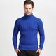 Men's Sweater Wool Sweater Pullover Sweater Jumper Turtleneck Sweater Knit Stripe Knitted Solid Color Turtleneck Stylish Vintage Style Daily Clothing Apparel Fall Winter Wine Black M L XL