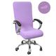 Waterproof Computer Office Chair Cover Stretch Rotating Gaming Seat Slipcover Elastic Corn Kernels Black Solid Color Soft Durable Washable