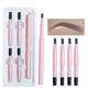 5 in 1 Double-Head Eyebrow Pencil Waterproof And Sweatproof Lasting Not Blooming Eyes Makeup Kits