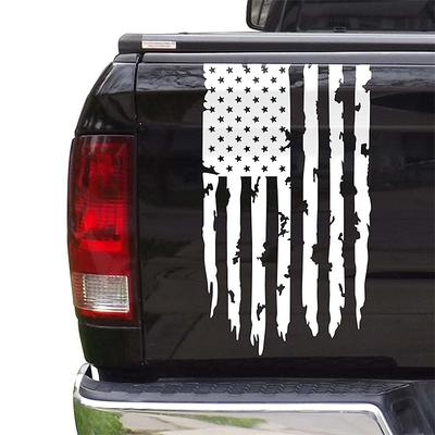 American USA Flag Truck Tailgate Vinyl Decal Car Sticker Compatible with Most Pickup Trucks and Most Vehicles
