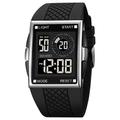 SKMEI Fashion Digital Watch Men LED Light Electronic Movement Male Clock Sport 3Bar Waterproof Countdown Wristwatch