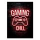 Gaming Room Decoration Poster Wall Art Video Game Canvas Painting Playroom Neon Decor Picture for Gamer Boy Bedroom Prints Decor Without Frame