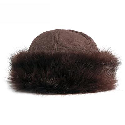 New Thick Warm Russian Hat Ladies Suede Bomber Hat Windproof Women Soft Hat Female Mongolia Cap Women Skullies Beanies