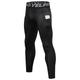 Men's Compression Pants Running Tights Leggings with Phone Pocket Base Layer Athletic Winter Spandex Breathable Sweat wicking Power Flex Fitness Gym Workout Running Skinny Sportswear Activewear Solid
