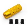 Universal 9.5cm Non-Slip Aluminum Knurled Shift Knob - M8 M10 M12 GM Manual Transmission - Matte JDM Shift Lever Knob