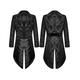 Men's Casual Blazer Black Gold Vampire Gothic Plus Size Jacket Showman Tuxedo Tailcoat Dress Frock Coat Steampunk Victorian 2024