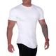 Men's T shirt Tee Gym Shirt Training Shirt Workout Shirts Crew Neck Short Sleeve Training Sports Outdoor Fitness Casual Daily Gym Quick dry Sweat wicking Soft Plain Black White Activewear Sports