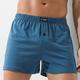 Men's Loungewear Pajama Shorts Plain Casual Comfort Home Daily Bed Cotton Breathable Soft Elastic Waist Spring Summer Black Blue