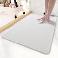 Shower Mat for Inside Shower, Loofah Bath Mat Non Slip Anti Mould Antibacterial Soft PVC Bathtub Mat for Bathroom Wet Shower Areas