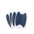 4 pcs Universal Carbon Fiber Car Door Handle Protector - Scratch Resistant Adhesive Film