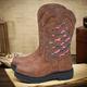Men's Boots Cowboy Boots Combat Boots Plus Size Casual Outdoor Daily PU Breathable Comfortable Slip Resistant Slip-on Black Brown Fall Winter