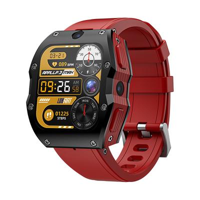 LOKMAT APPLLP 3 MAX Smart Watch 2.02 inch 4G LTE Cellular Smartwatch Phone 3G 4G Bluetooth Pedometer Call Reminder Activity Tracker Compatible with Android iOS Women Men GPS Hands-Free Calls
