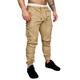 Men's Cargo Pants Cargo Trousers Trousers Elastic Waist Solid Color Outdoor Full Length Casual Daily 100% Cotton Streetwear Stylish Navy ArmyGreen Mid Waist