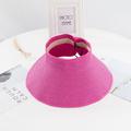 14 Colors Summer Folding Empty Top Hat Straw Hat Sun Hat Beach Hat Sunshade Sun Hat Panama Women's Men's Straw Hat