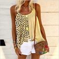 Women's Tank Top Camisole Summer Tops Polka Dot Casual Yellow Pink Red Ruffle Print Sleeveless Basic Round Neck Regular Fit