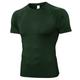 Men's Compression Shirt Running Shirt Short Sleeve Tee Tshirt Athletic Athleisure Spandex Breathable Quick Dry Moisture Wicking Fitness Gym Workout Performance Sportswear Activewear Solid Colored