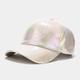 Pleated Pu Baseball Cap Unisex Man Woman Sparkling Adjustable Outdoor Snapback Hat Colorful Peaked Cap Stage Hip-Hop Hat