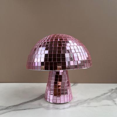 Mushroom Disco Ball Mirror Glass Laser PaperMushroom Ornaments