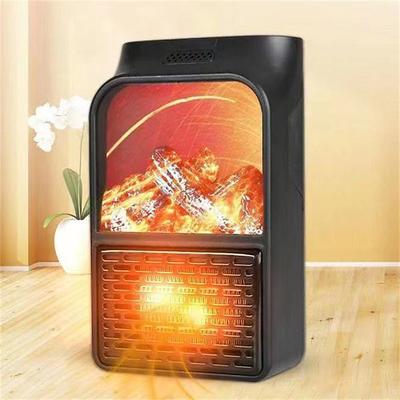 Mini Electric Fan Heater Portable Plug-in Wall Ceramic Heater Air Heating Winter Room Warmer Thermostat Remote Control 400W PTC