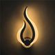 1-Light 31cm LED Wall Lamps Fire Shape Design Wall Sconces Modern Minimalist Style Shops / Cafes Acrylic Wall Light Generic 10W IP44