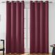Grey Blackout Curtain 1 Panel Grommet Thermal Insulated Room Darkening Curtains for Bedroom and Living Room